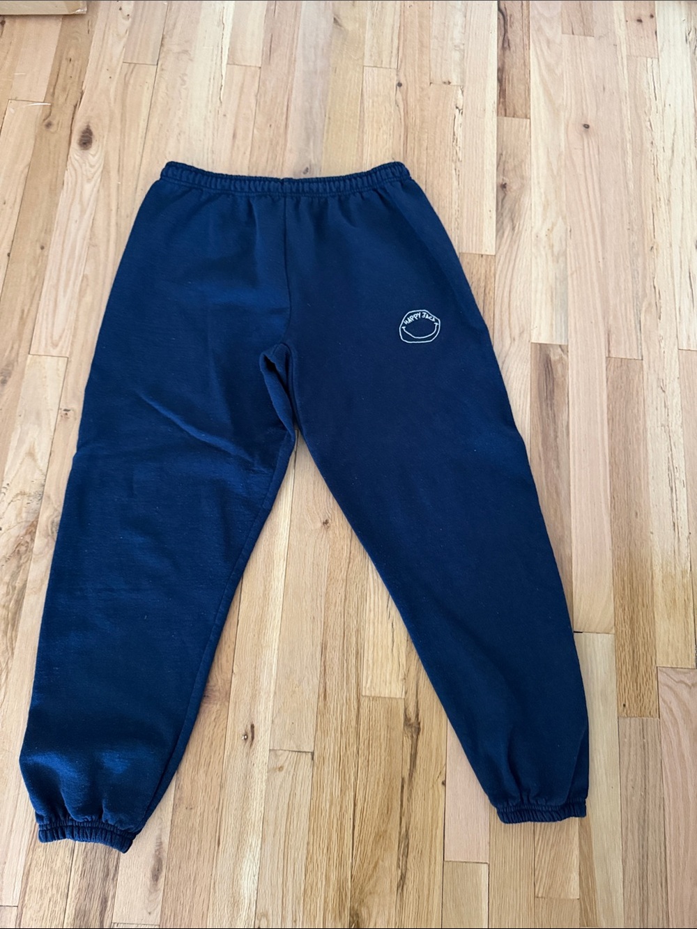 Kids Navy Blue Fleece Sweatpants